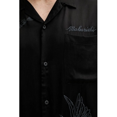 Maharishi Риза Maharishi Peace Dove Embroidered Shirt (5326.BLACK)