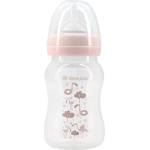 KikkaBoo Бебешко шише с широко гърло Kikkaboo - Flamingo, Pink, 240 ml (31302020072)