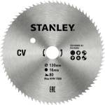 STANLEY - Пилен диск за дърво 130x16 мм, 80 зъба STA10005-XJ (STA10005-XJ)