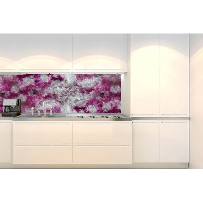 DIMEX ART Фототапет за кухня - абстрактна лилава картина 180 x 60 см