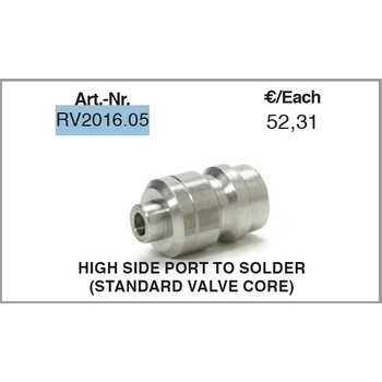 Image 1 of Errecom - Италия Сервизен клапан, НР, за заваряване, 5 бр. , errecom, rv2016.05