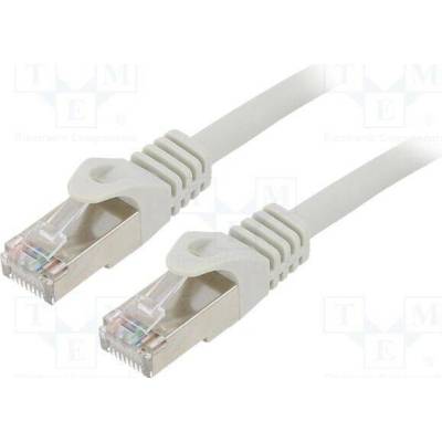 Gembird PP6A-LSZHCU-15M Patch, RJ45, cat. 6A, SFTP, LSZH, 15m, šedý