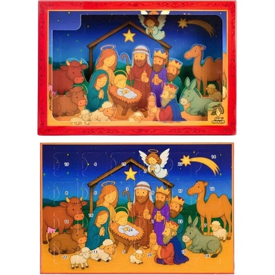 Fikar Leporelo Betlém Adventní kalendář 40g