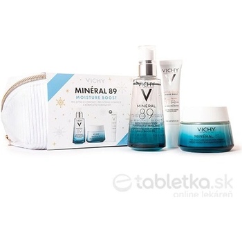 VICHY MINERAL 89 MOISTURE BOOST XMAS 2024 booster 50 ml + 72h hydratačný krém 50 ml + Capital Soleil UV-Age Daily SPF50+, 15ml