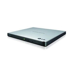 LG Външно usb dvd записващо устройство lg gp57es40, usb 2.0, сребърно сив (gp57es40)