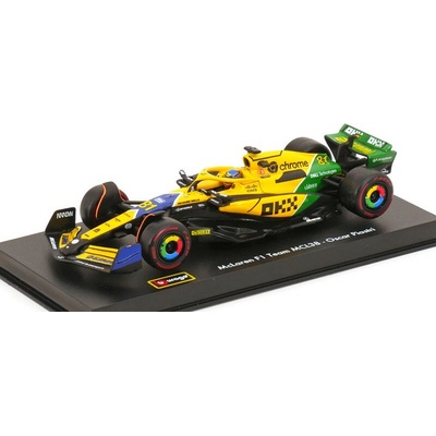 Bburago McLaren F1 Team MCL38 (2024) 1:43 81 Senna Edition (s jezdcem)