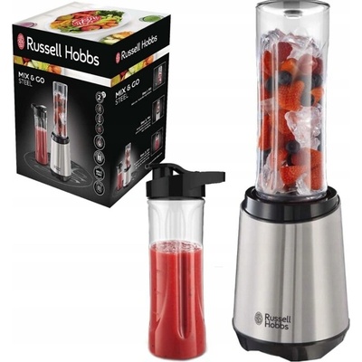 Russell Hobbs Mix & Go Steel strieborný