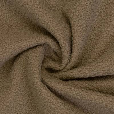 Teddy bouclé fleece - velbloudí 674