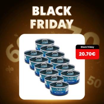 N&D cat tuna squid & shrimp 12 x 70 g