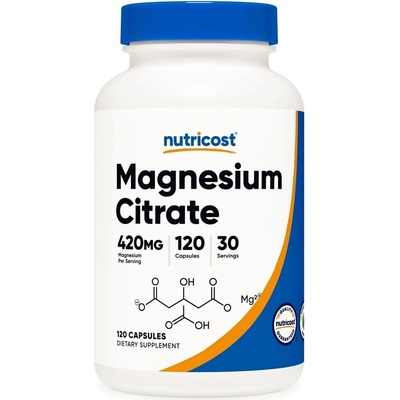 Nutricost Magnesium Citrate 420 mg, 60 Capsules