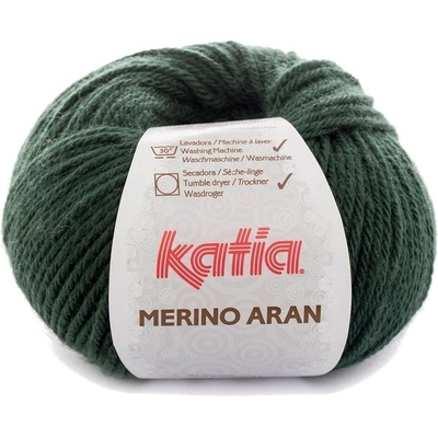 Merino Aran 66 Dark Green Плетива прежда (MA 66)