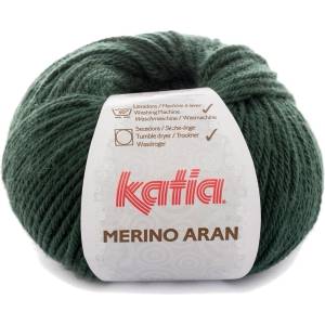 Katia Merino Aran 66 Dark Green Плетива прежда (MA 66)