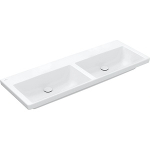 Villeroy & Boch Subway 3.0 Double 130x47 cm CeramicPlus stone white (4A71D3RW)