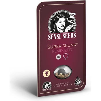 Sensi Seeds Super Skunk semena neobsahují THC 3 ks
