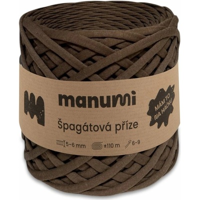 Manumi špagátová priadza čokoládová - 1 ks