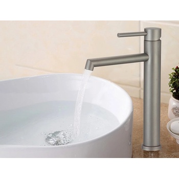 Inter Ceramic СМЕСИТЕЛ ЗА УМИВАЛНИК icf1007002g СИВ ВИСОК (icf 1007002g)