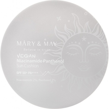 Mary&May VVegan Niacinamide Panthenol Sun Cushion SPF50+ SPF krém v hubke 25 g