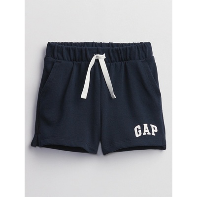 GAP Dětské kraťasy Logo pull on Shorts šedá