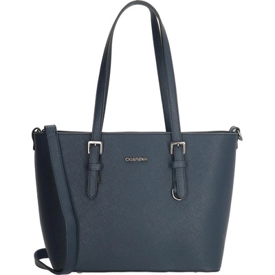 Charm London shopper kabelka s nastavitelnými rukojeťmi „Giovanna“ modrá
