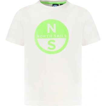 North sails Детска тениска с къс ръкав north sails, Размер 10a, Цвят Бяло (795210000_bi0101)