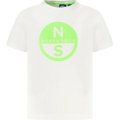North sails Детска тениска с къс ръкав north sails, Размер 10a, Цвят Бяло (795210000_bi0101)