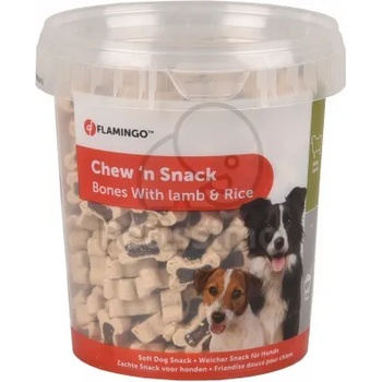 Image 1 of Flamingo Chicken Snack - кокали с агнешко и ориз 1, 8 кг