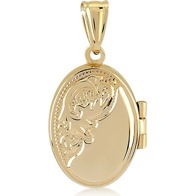 Lillian Vassago Celozlatý medailonek LLV06 GP151