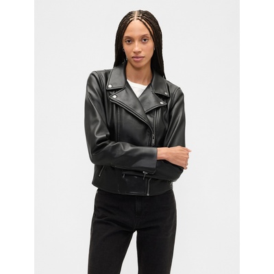 GAP Кожено яке GAP GAP | Cheren | ЖЕНИ | S