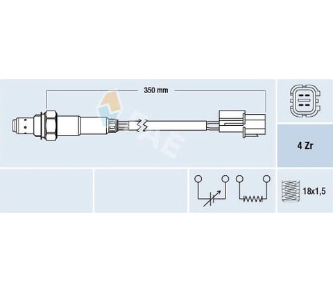 Lambda sonda FAE 77343