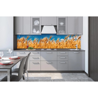 DIMEX KI260-011 Samolepící fototapeta do kuchyně Wheat Field rozměry 260 x 60 cm