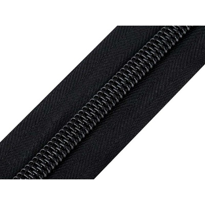 Zip spirálový šíře 10 mm metráž - 317 šedá prachová