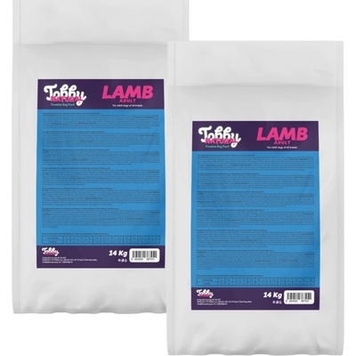 Tobby Natural Dog Lamb 2 x 14 kg