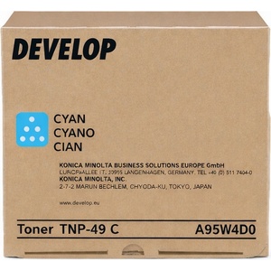 Develop TNP-49C A95W4D0 лазерна касета с тонер, оригинална, лазурна (cyan) (A95W4D0)