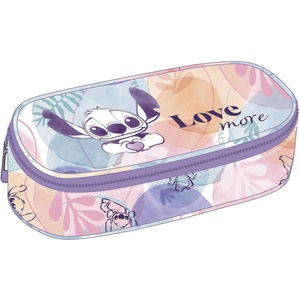 COOLPACK Елипсовиден ученически несесер Cool Pack Campus - Stitch Pastel, 1 цип (F062885)