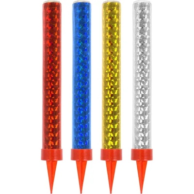 Godan Фонтани за торта / холографски - 12 см, 4 бр