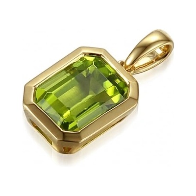 Gems Naomi žluté zlato a peridot 585 38 2 4508.0Z00.0.00.626.23