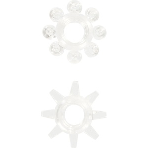 ToyJoy Power Stretchy Rings Transparent 2 pcs