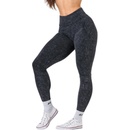 Nebbia Washed fitness legíny s vysokým pásom GYM WARRIOR 776 black
