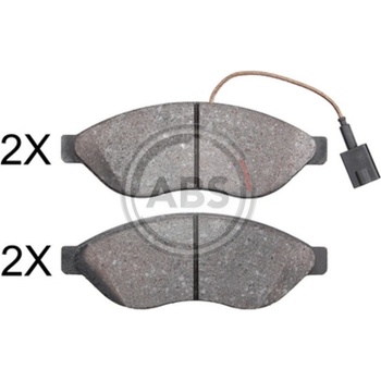 A.B.S. Sada brzdových platničiek kotúčovej brzdy 37907