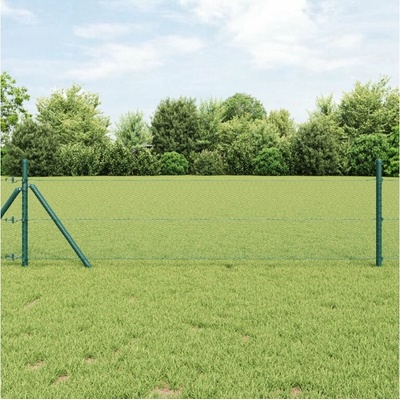 vidaXL Hexagonální oplocení Zelená 1 x 100 m PVC