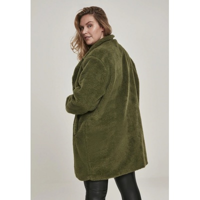 Urban Classics Ladies Sherpa coat olive