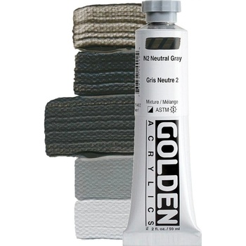 Golden Artist Colors Heavy Body АКРИЛНА боя N2 Neutral Gray 59 ml 1 бр (0001442-2)