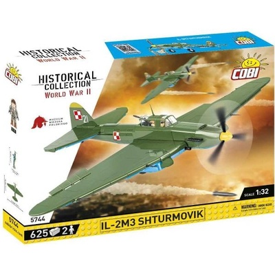 COBI 5744 II WW Илюшин Ил-2 Щурмовик, 1: 32, 636 к, 2 ф