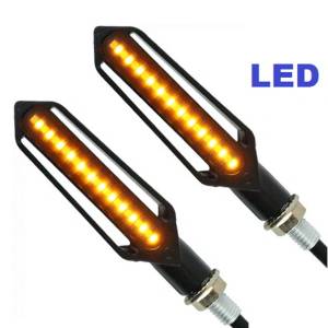  Мигач за мотор с бягаща led светлина 2бр 253045