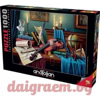 Image 1 of Anatolian Пъзел anatolian 1138 - 1000 части - Музикално бюро с цигулка (p1138)