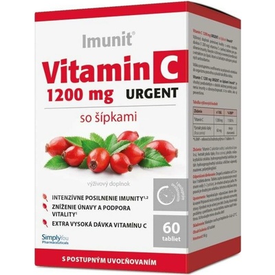 Imunit Vitamin C 1200 mg urgent se šípky 60 tablet