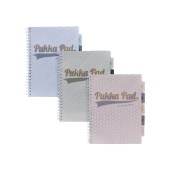 Pukka Pad Тетрадка със спирала A4, 200 листа, 5 теми Haze