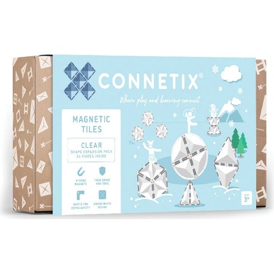 Connetix Clear 24 ks