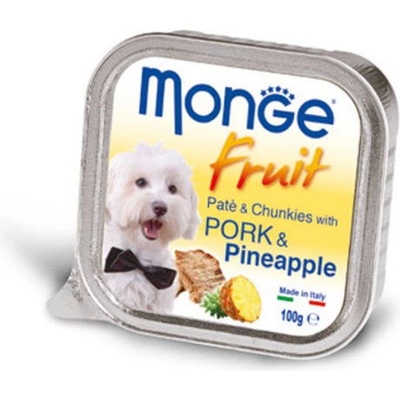 Консервирана храна за кучета Monge Fruit Pork& Pinapples - 0.1кг