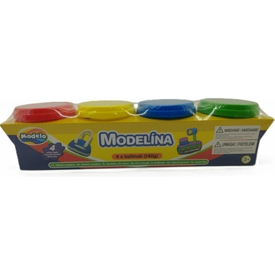 MODELO Plastelína 4x 140g neónové farby